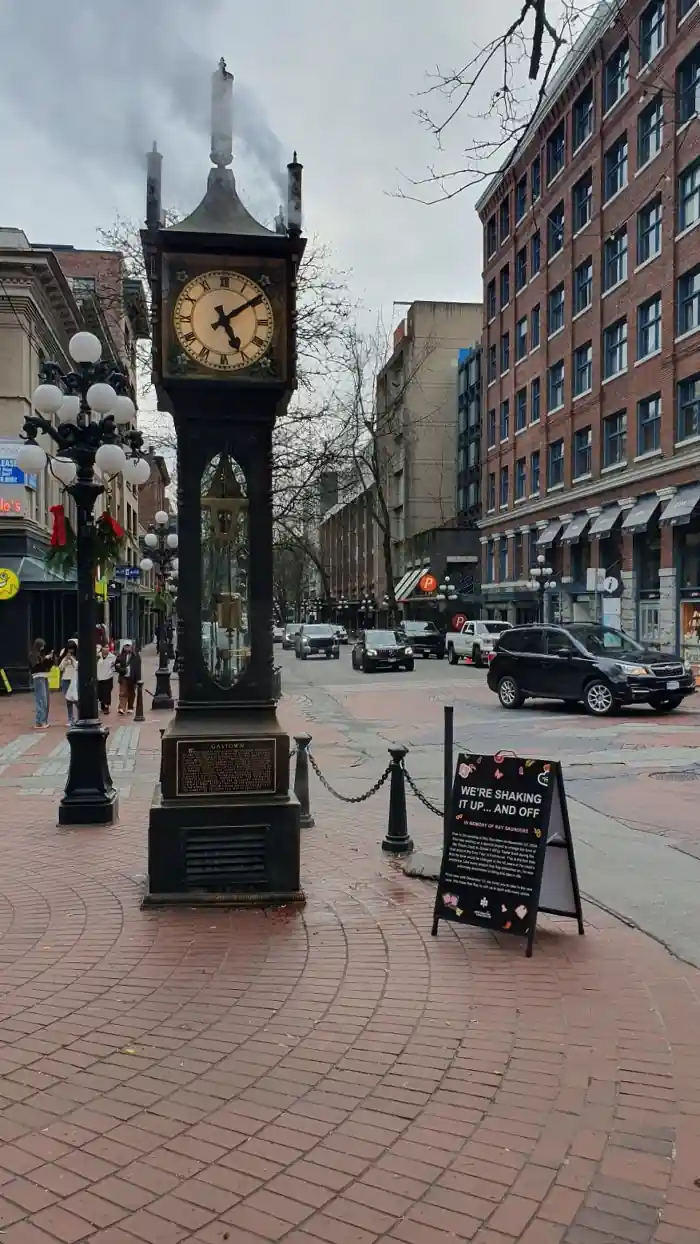 밴쿠버 여행 개스타운 증기시계 다운타운 명소